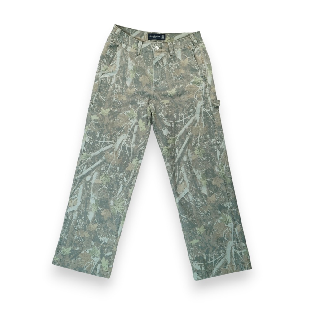 Abercrombie & Fitch Men's BAGGY Workwear Pants Camouflage Size 29 x 30